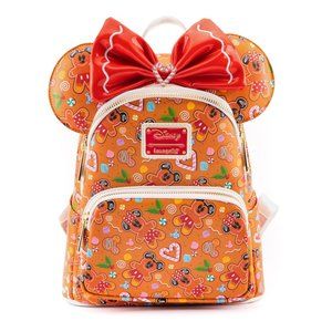 Loungefly Disney Gingerbread AOP Mini Backpack/Headband set-In Stock